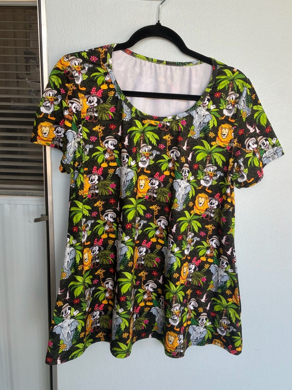 Ambrie Disney Safari Top Women's Medium T-Shirt